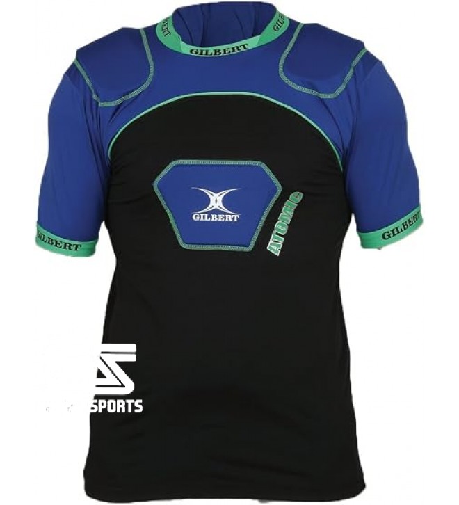 Gilbert Atomic V2 Body Protector (Black-Blue)